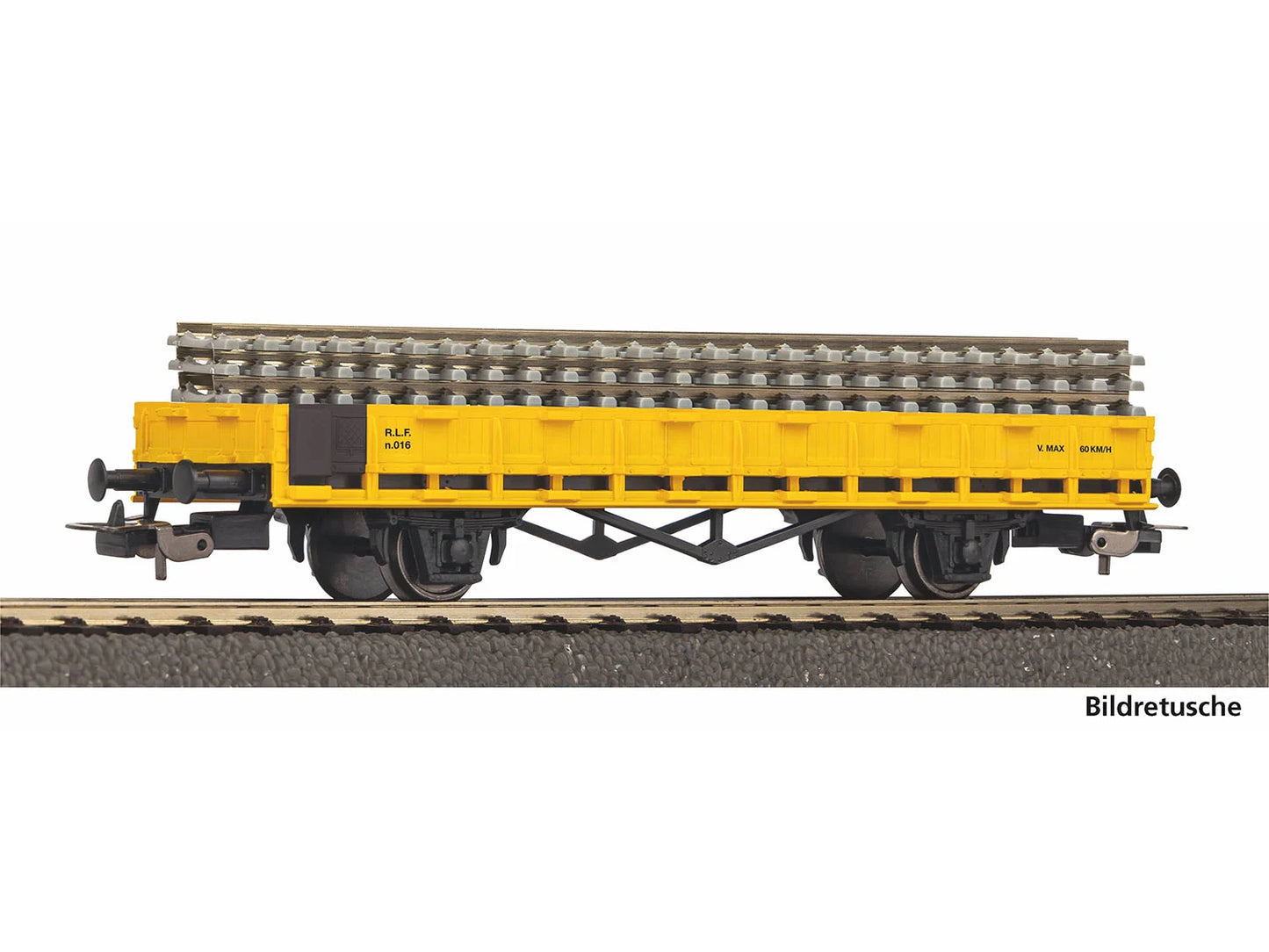 Piko Hobby RLF Low Sided Wagon w/Track Load IV PK27734 HO Gauge