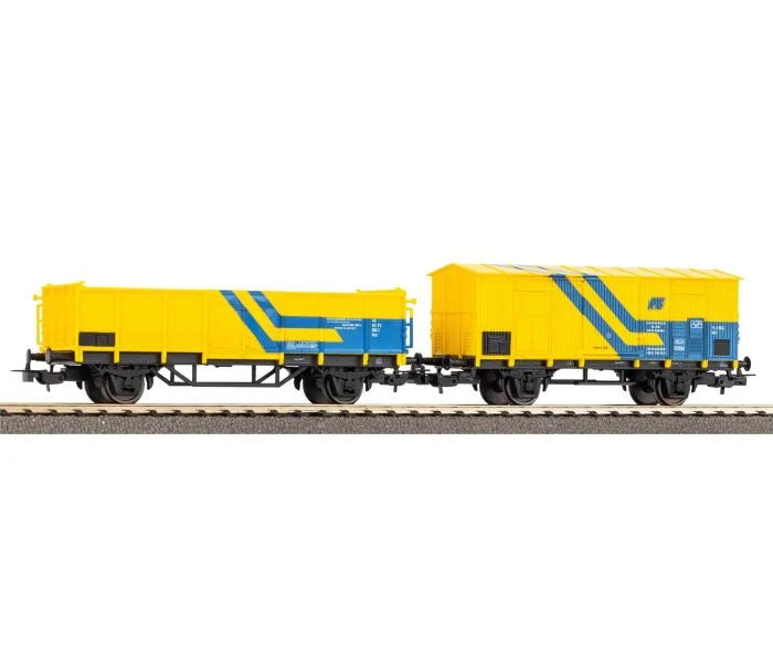 Piko Expert CH-SBB Telescopic Hood Wagon Set (2) VI PK28304 HO Gauge