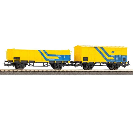 Piko Expert CH-SBB Telescopic Hood Wagon Set (2) VI PK28304 HO Gauge