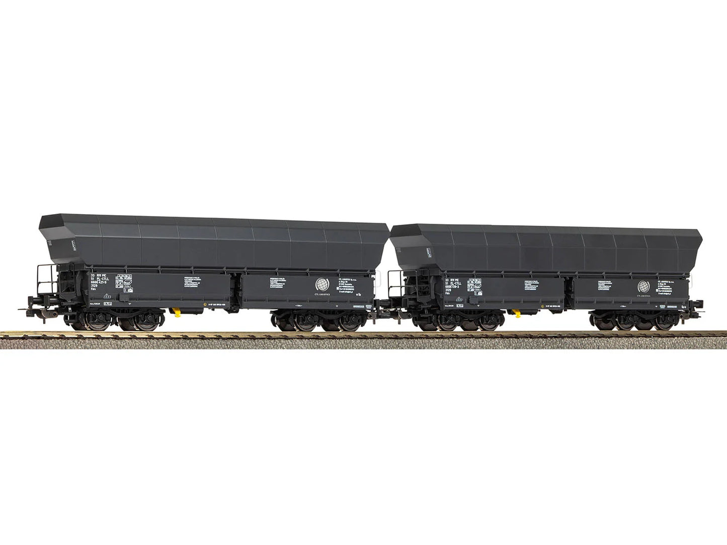 Piko Expert PL-CTL Side Discharge Hopper Wagon Set (2) VI PK28315 HO Gauge