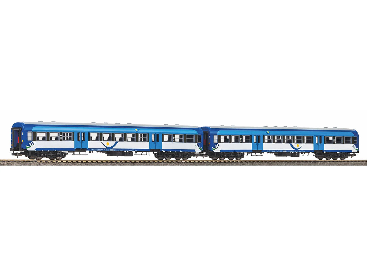 Piko Expert PKPPR 120A 2nd Class Coach Set (2) VI PK28322 HO Gauge