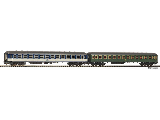 Piko Expert DB Bum234 POP/Green Coach Set (2) IV PK28324 HO Gauge