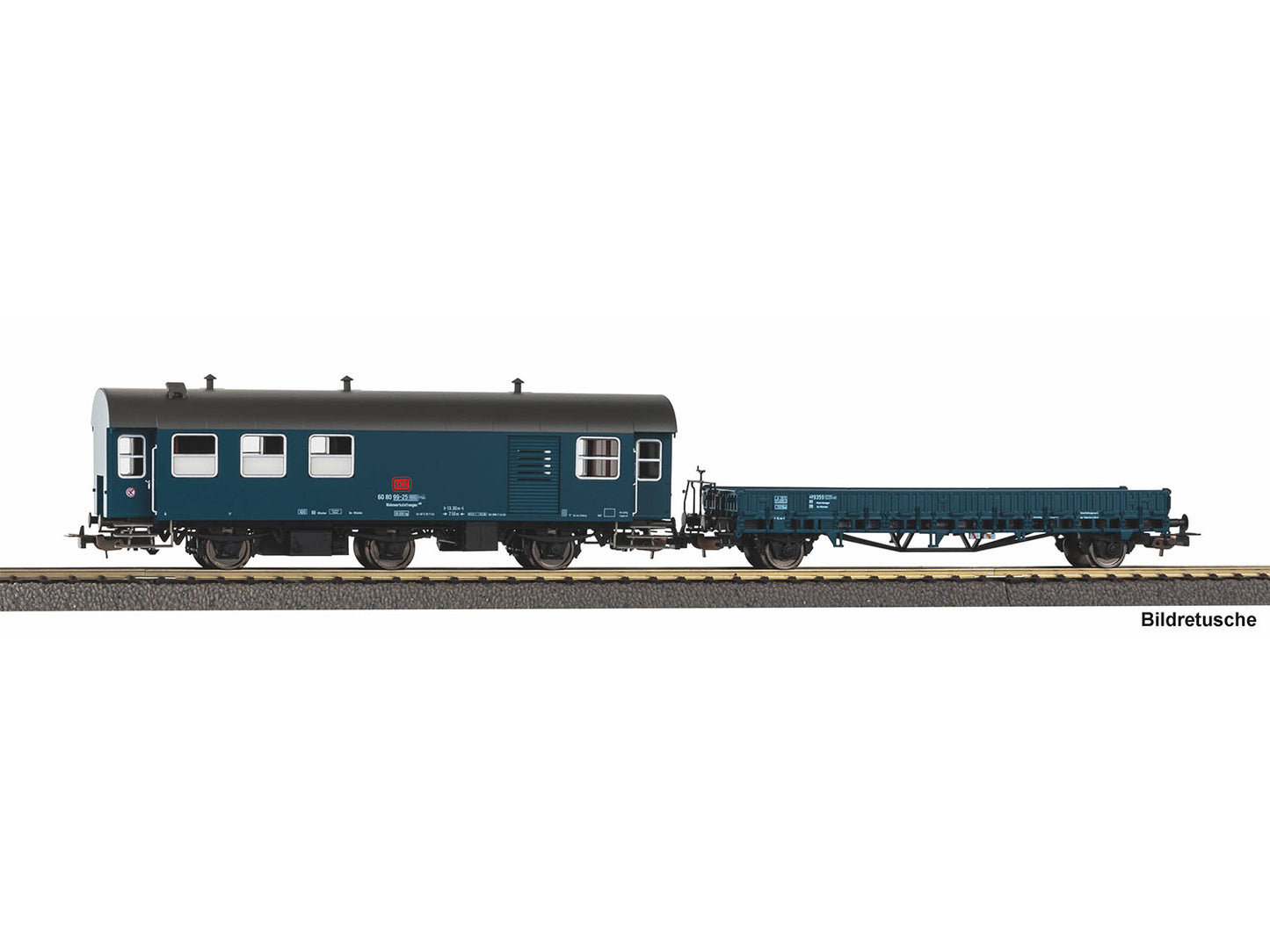 Piko 28334 Expert DB Works Train Rolling Stock Set (2) IV HO Gauge