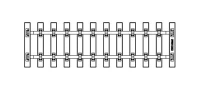 PIKO G-Track (G-SB280) Sleeper Strip 280mm G Gauge 35231