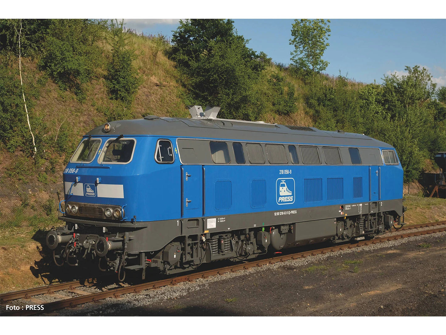 Piko Press BR218 Diesel Locomotive VI (DCC-Sound) PK37515 G Gauge