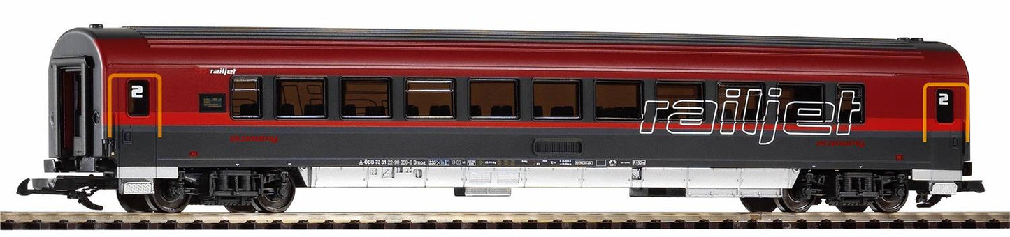 Piko OBB Railjet 2nd Class Coach VI PK37665 G Gauge