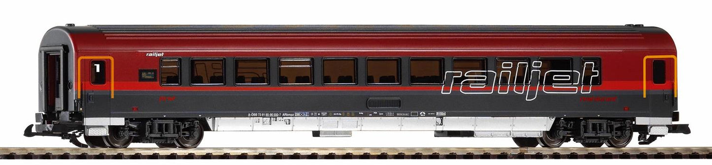 Piko OBB Railjet 1st Class Buffet Coach VI PK37669 G Gauge