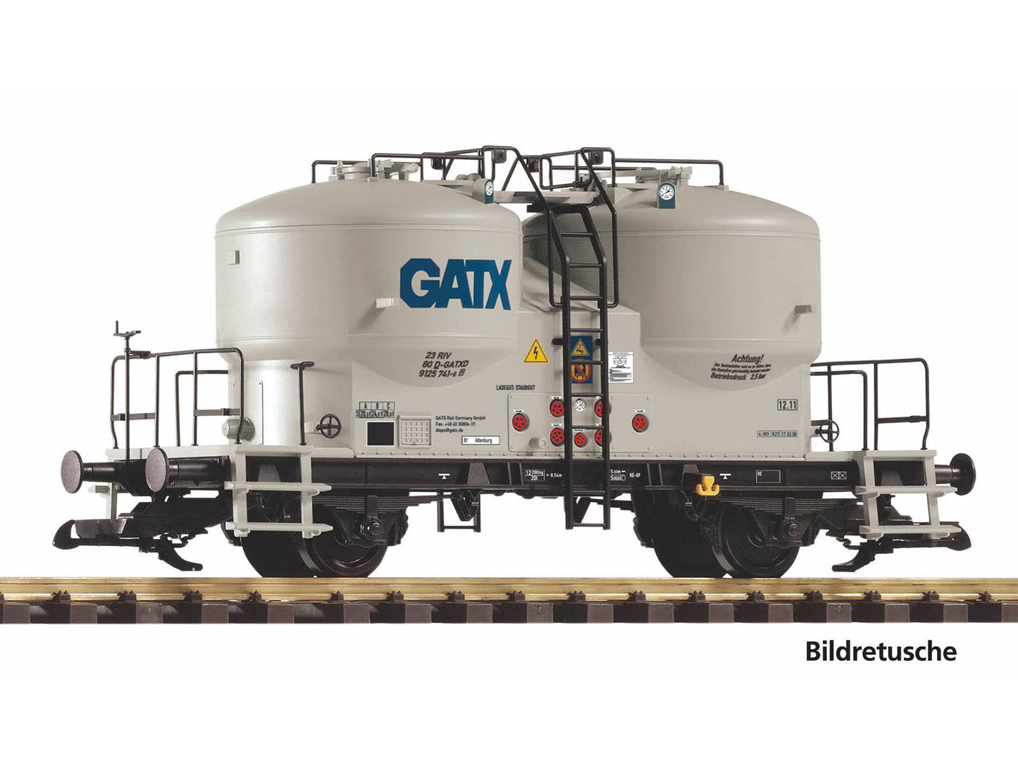Piko 37799 GATX Cement Silo Wagon V G Gauge