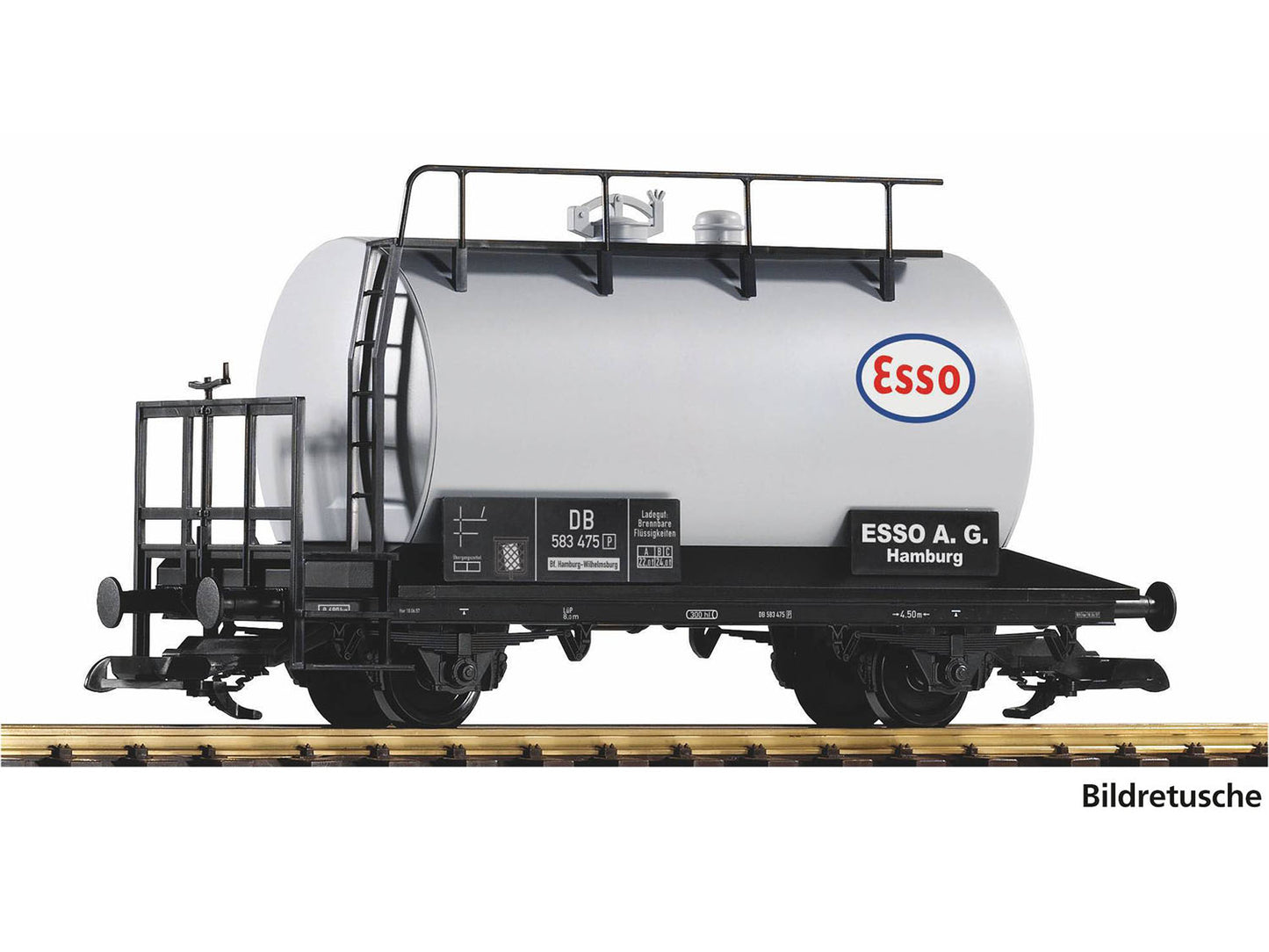 Piko DB Esso 2 Axle Tank Wagon III PK37975 G Gauge