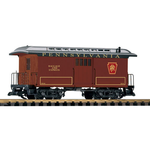 PIKO PRR Wood Baggage Car 22146 G Gauge 38627
