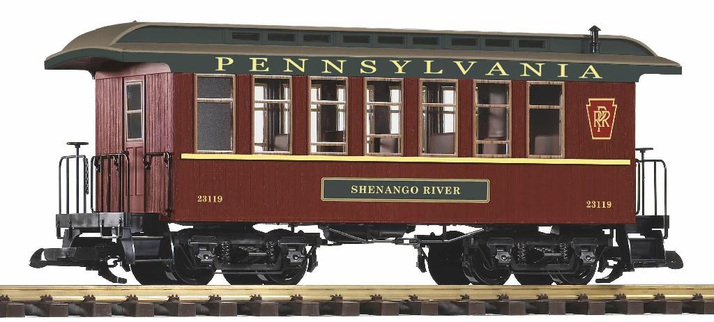 Piko 38658 PRR Wood Coach 23119 G Gauge