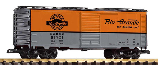 Piko D&RGW Steel Bogie Boxcar G Gauge PK38809
