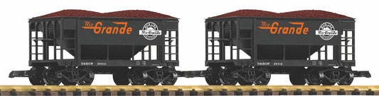 Piko 38931 Denver & Rio Grande Western Ore Wagon w/Load Set (2) G Gauge
