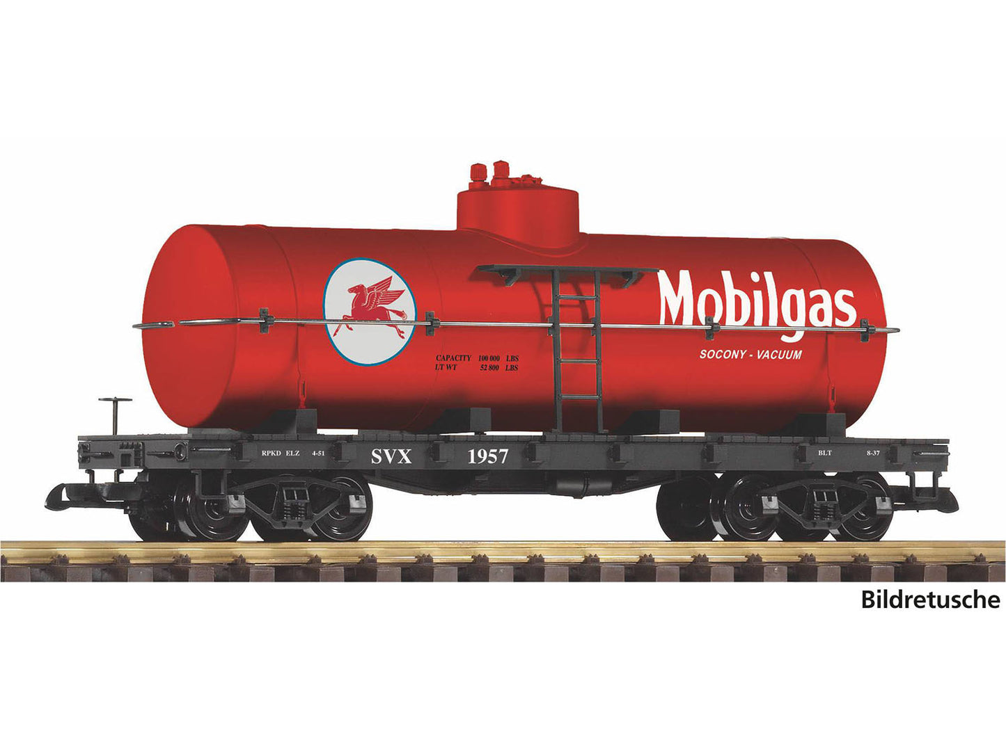Piko Mobilgas Bogie Tank Wagon PK38977 G Gauge