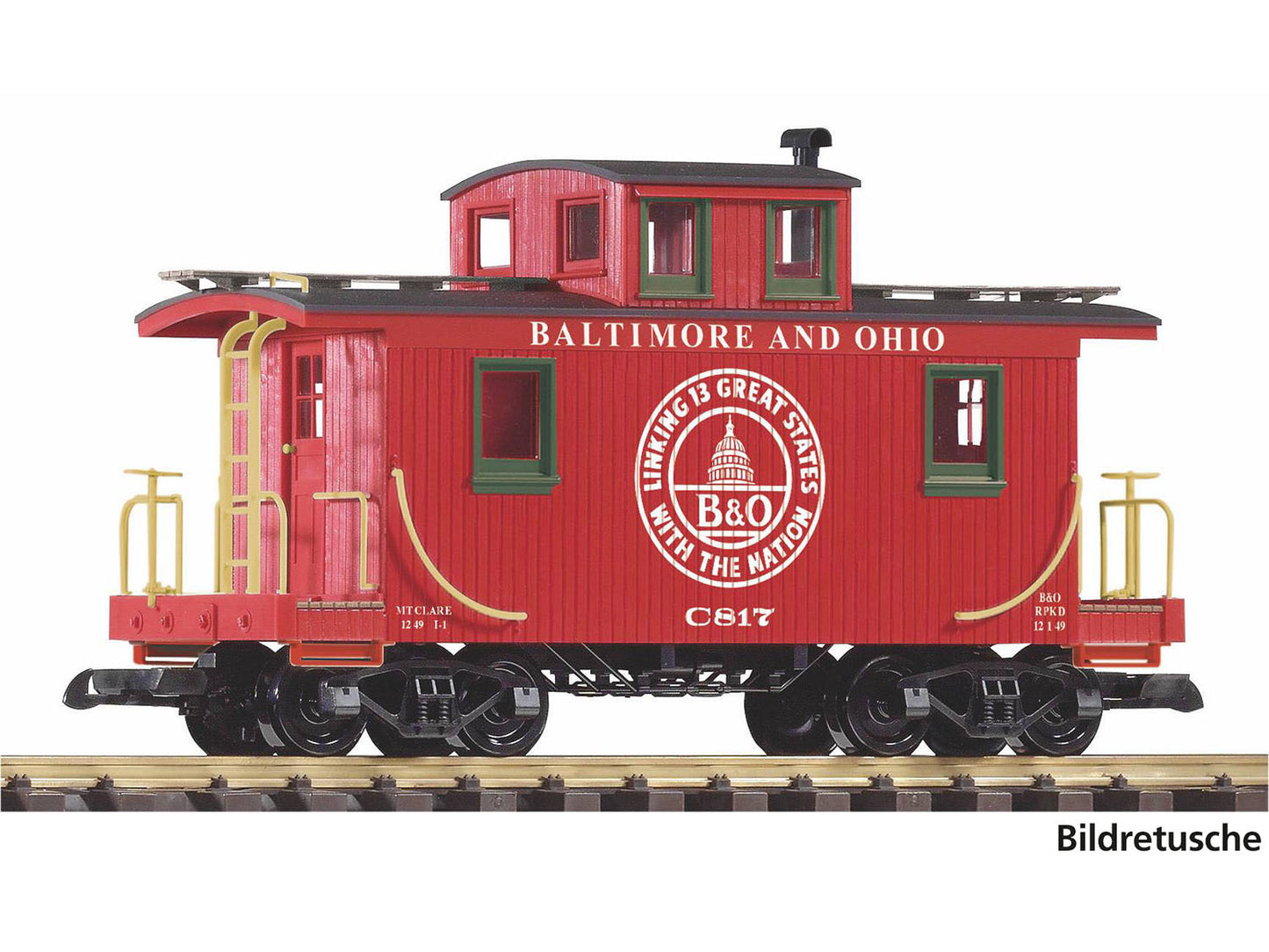 Piko B&O Wood Caboose PK38982 G Gauge