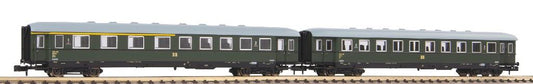 Piko 40628 DR 1st/2nd Class Skirted Coach Set (2) III N Gauge