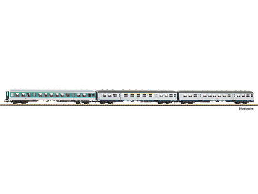 Piko 40656 DBAG Silberling Coach Set (3) V N Gauge