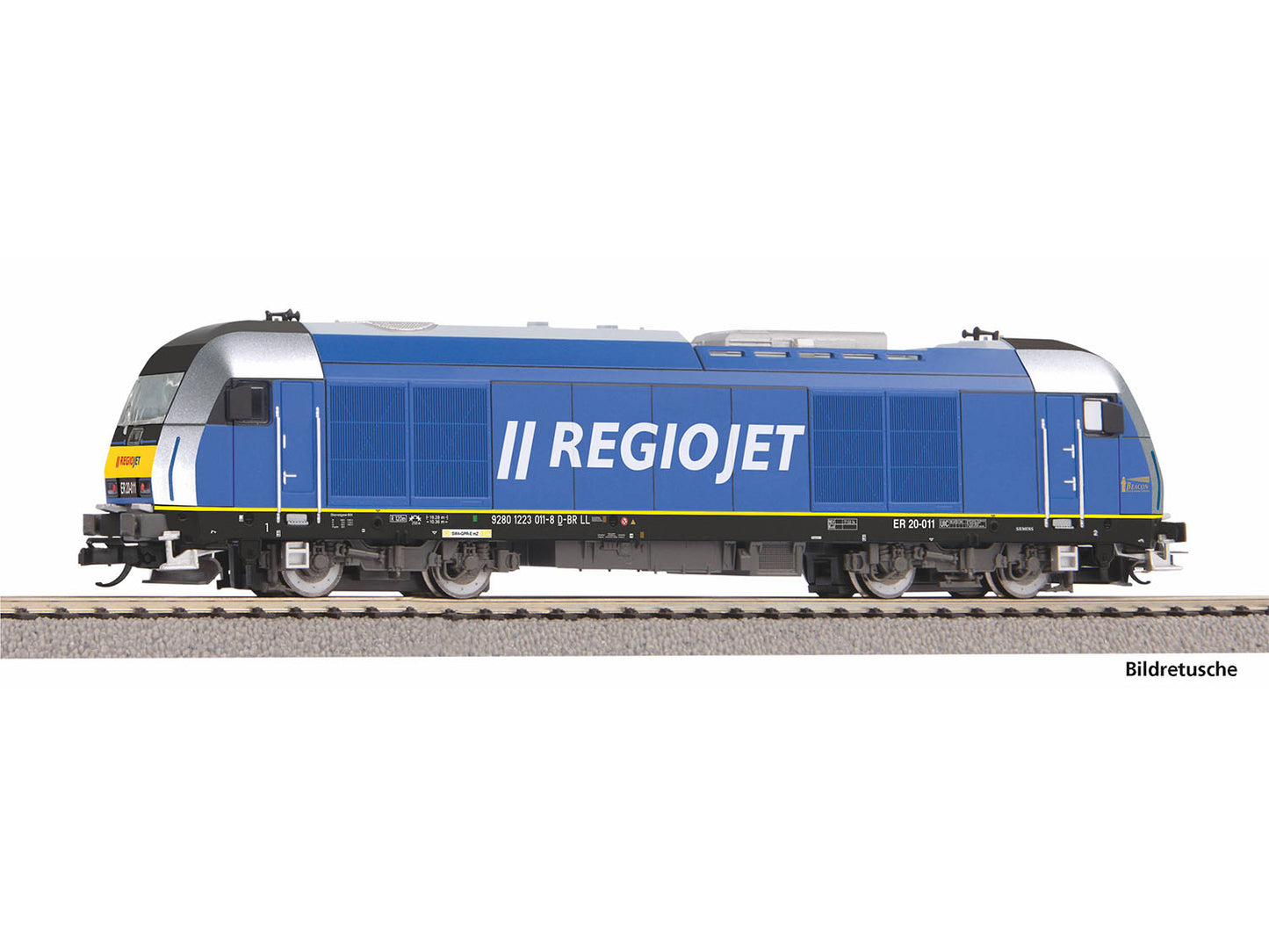Piko CD Regiojet BR223 Diesel Locomotive VI PK47576 TT Gauge
