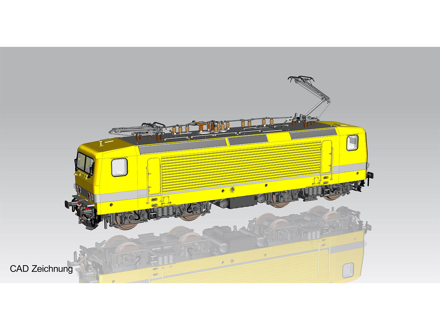 Piko 47819 DB Bahnbau BR143 Electric Locomotive VI (DCC-Sound) TT Gauge