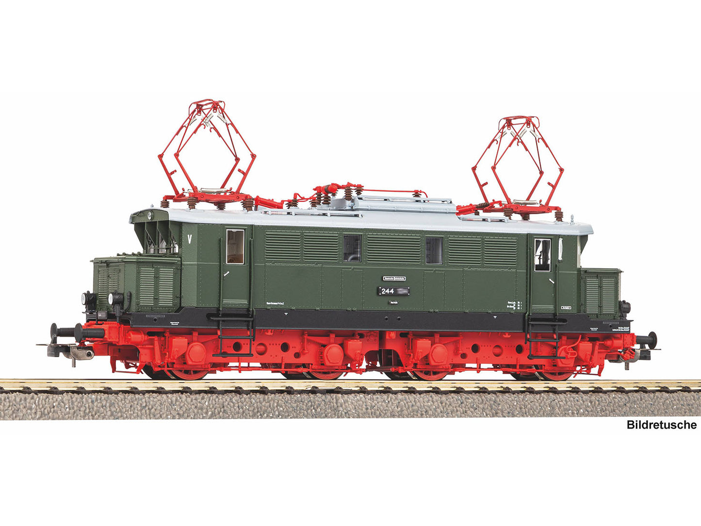 Piko 51195 Expert DR BR244 Electric Locomotive IV (~AC-Sound) HO Gauge