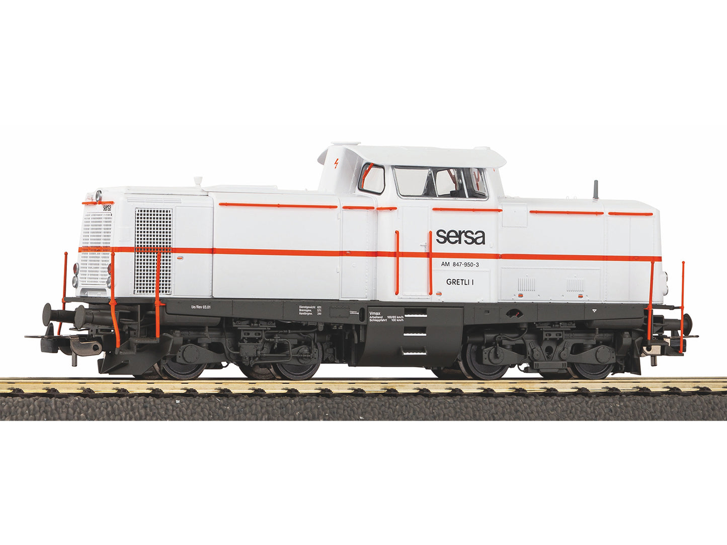Piko Expert Sersa Am847 Diesel Locomotive V (~AC-Sound) HO Gauge PK52335