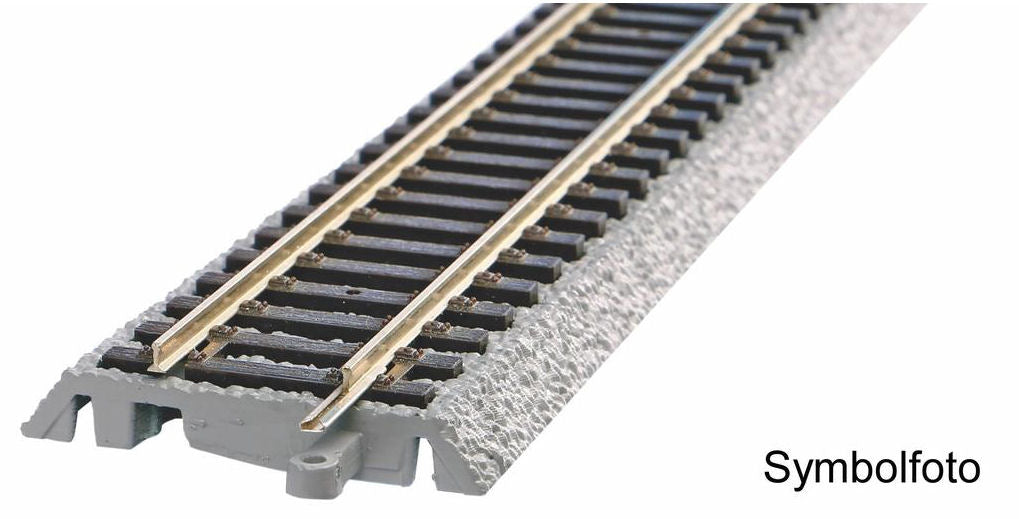 Piko A-Track w/Roadbed (G239) Straight 239mm HO Gauge 55400