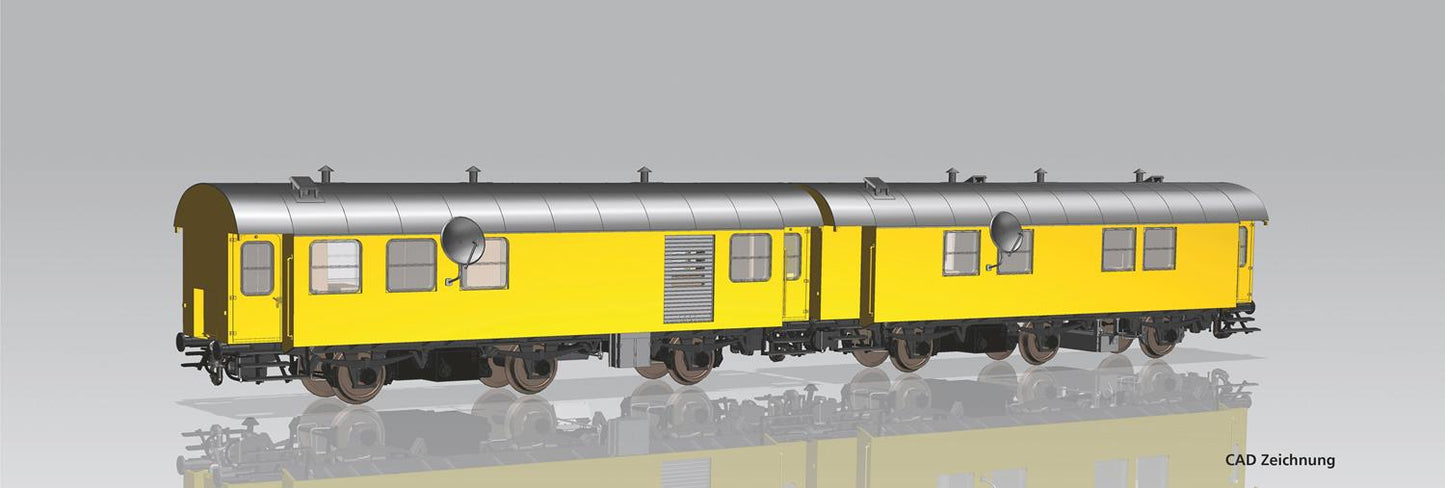 Piko 55918 Expert+ DB Bahnbau 3yg Coach Set (2) VI (DCC-Sound) HO