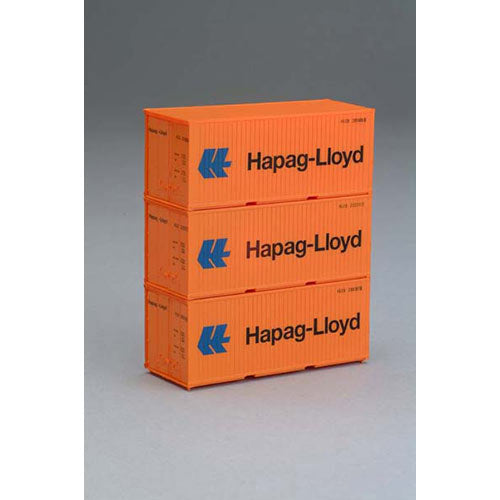 PIKO Classic 20' Container Set Hapag-Lloyd (3) HO Gauge 56202