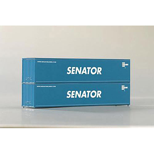 PIKO Classic 40' Container Set Senator (2) HO Gauge 56240