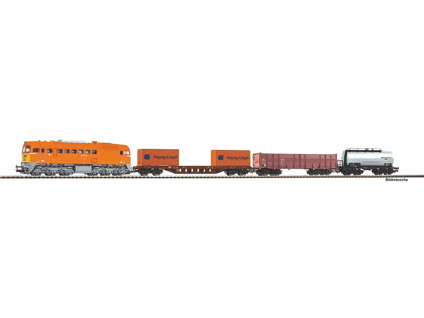 Piko 57036 Hobby MAV M62 Diesel Freight Train Set V HO Gauge