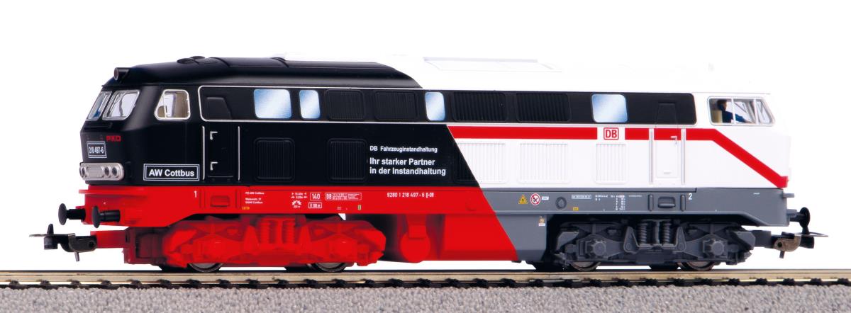 Piko 57401 Hobby DBAG BR218 PIKO/Marklin Diesel Loco VI (DCC-Sound) HO