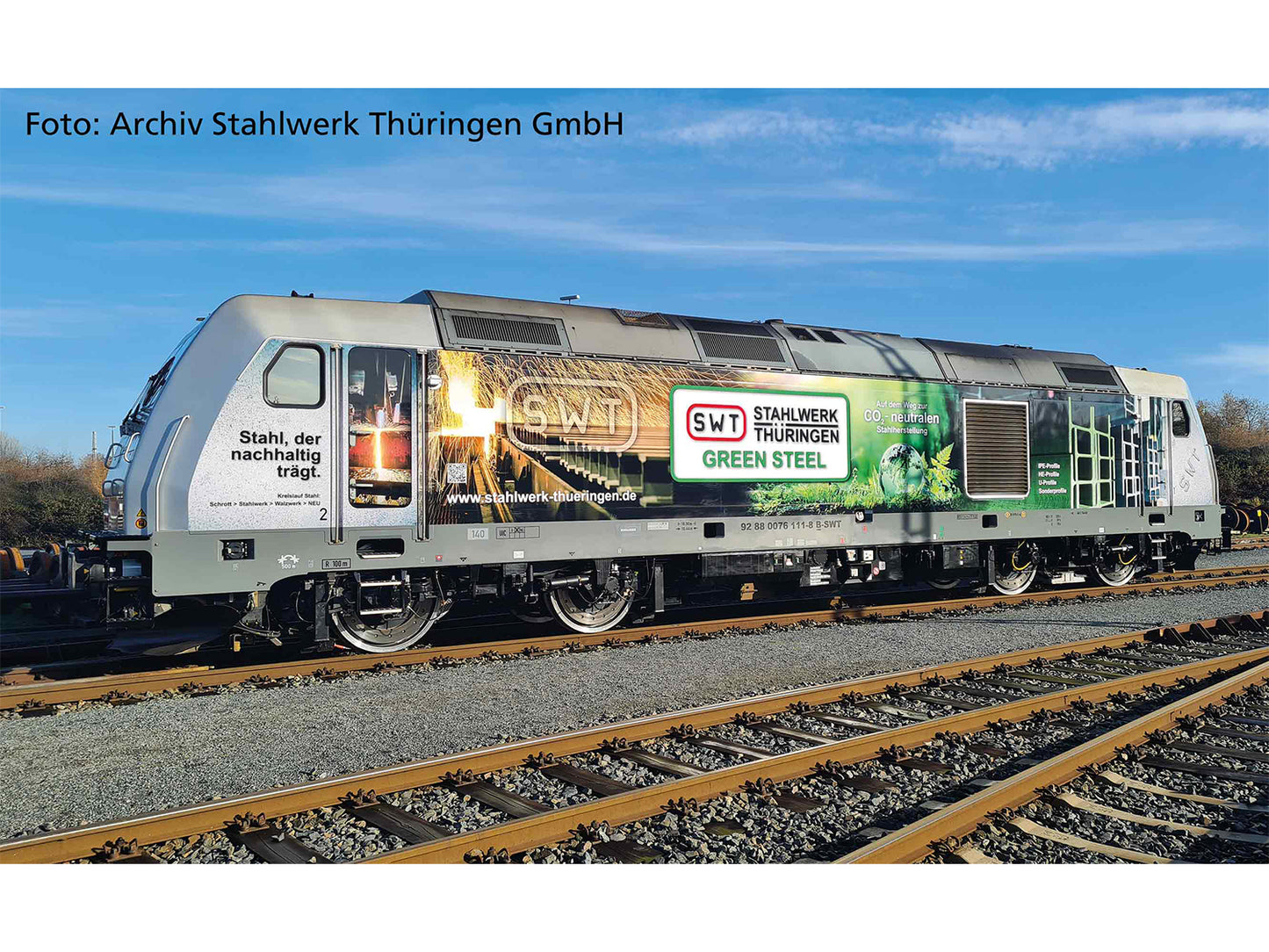 Piko Hobby Stahlwerk Thuringen Traxx Diesel Locomotive VI HO Gauge PK57545