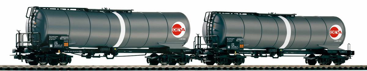 Piko Expert OBB OEVA Bogie Tank Wagon Set (2) V PK58228 HO Scale
