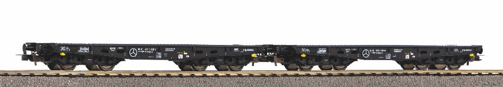 Piko 58262 Expert PKP 401Z Flat Wagon Set (2) V HO