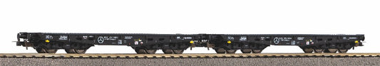 Piko 58262 Expert PKP 401Z Flat Wagon Set (2) V HO