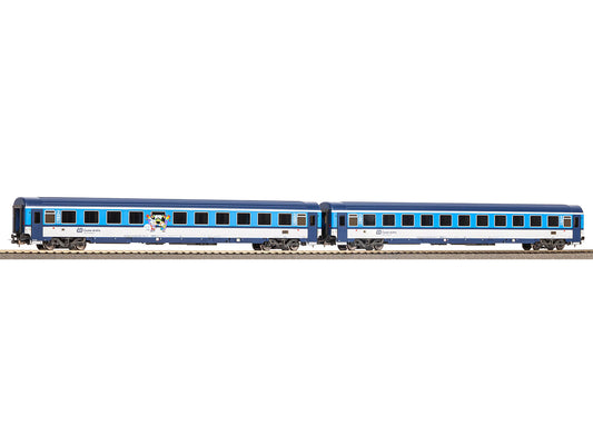 Piko Expert CSD 2nd Class Eurofima Coach Set (2) VI PK58270 HO Gauge