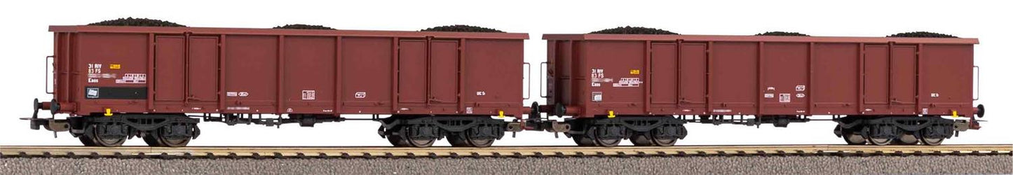 Piko Expert FS Eaos Gondola w/Coal Load Set (2) V HO Gauge PK58287