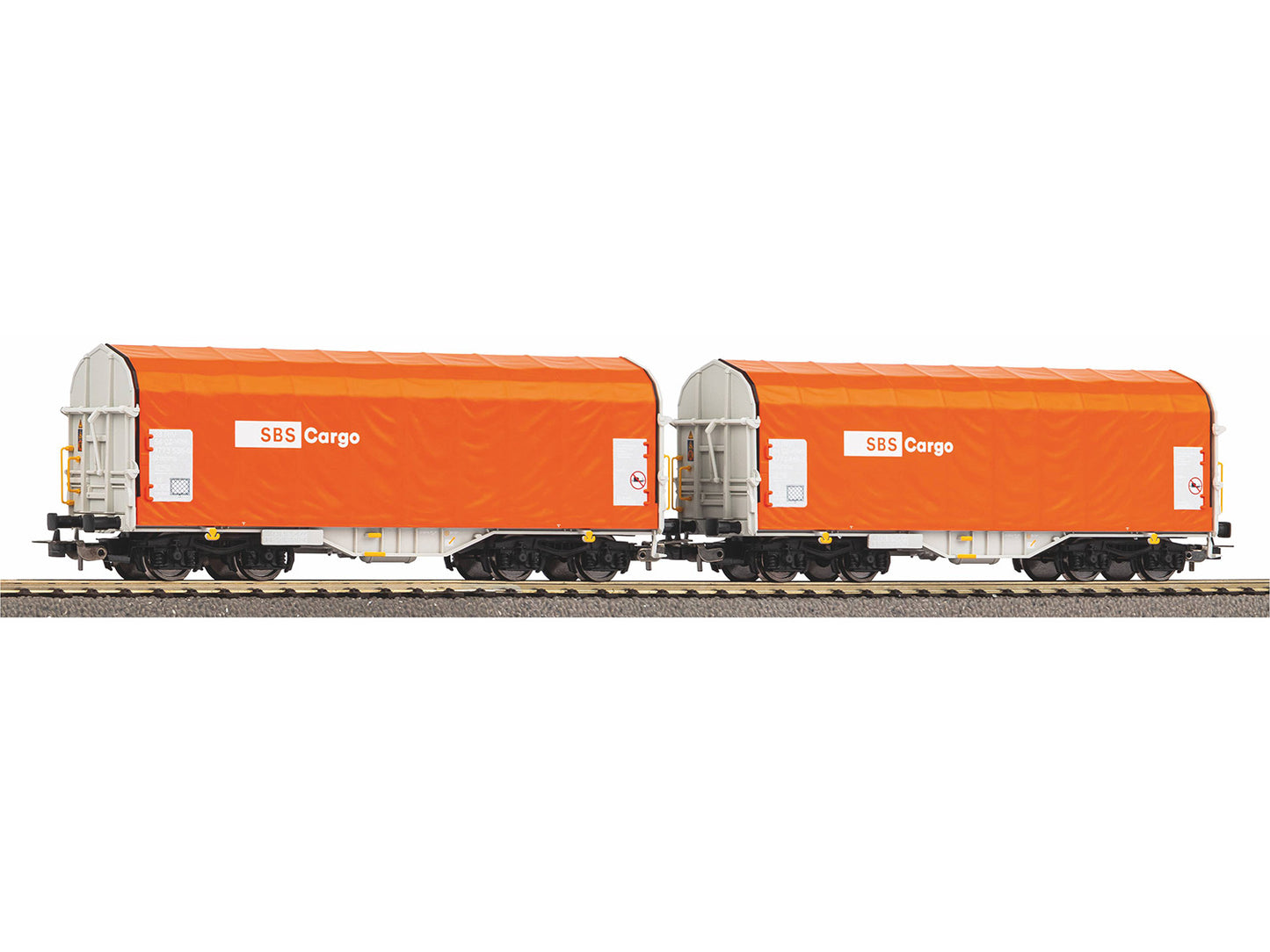 Piko Expert VKS Tarpaulin Wagon Set (2) VI HO Gauge PK58292