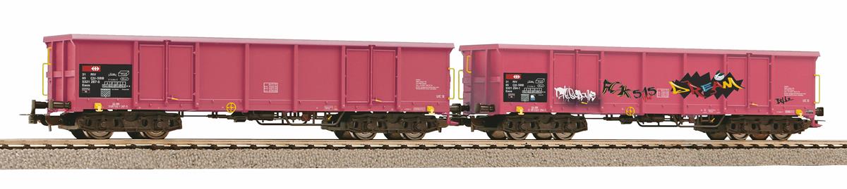Piko Expert SBB Eaos Gondola Set (2) VI PK58393 HO Scale