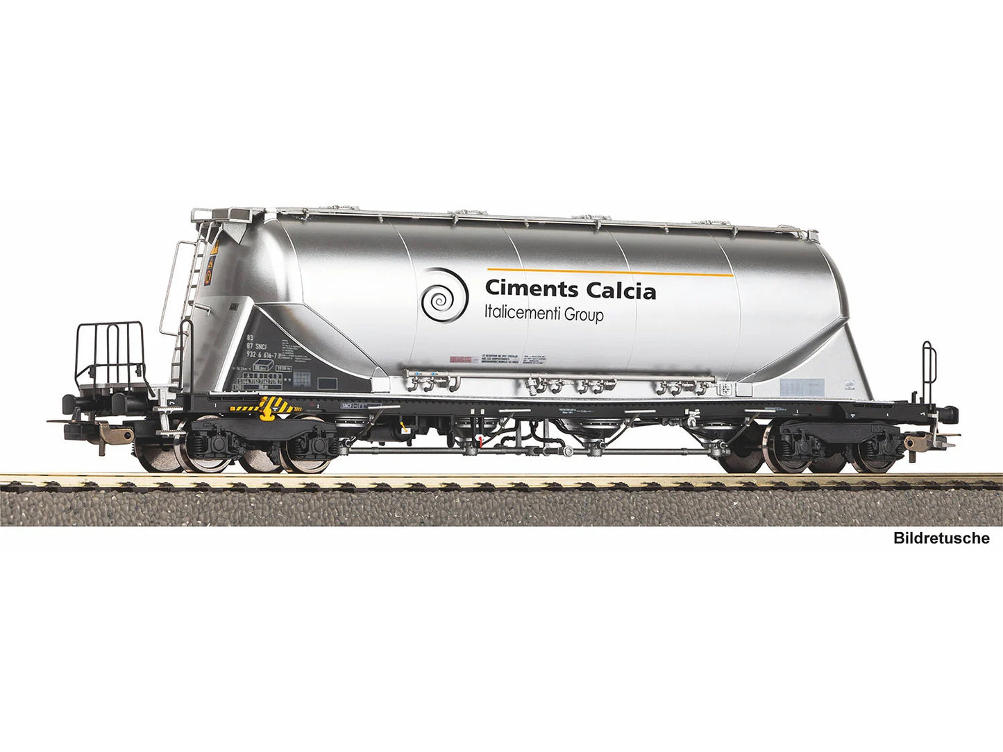 Piko 58439 Expert SNCF Ciments Calcia Uacns Bogie Silo Wagon V HO Gauge