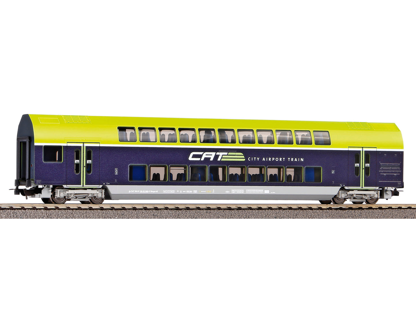 Piko Hobby OBB CAT 2nd Class Bi-Level Coach VI HO Gauge 58811