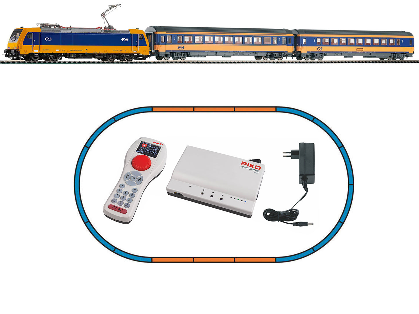 Piko SmartControl wlan NS BR185 Passenger Starter Set V PK59016 HO Gauge