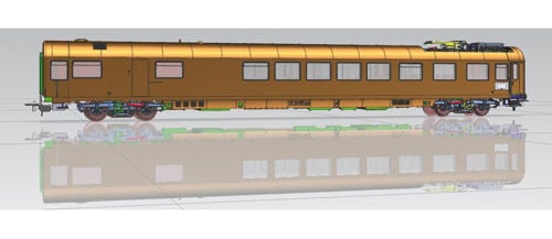 PIKO Expert DB ARmz211 IC Dining Coach IV HO Gauge 59662
