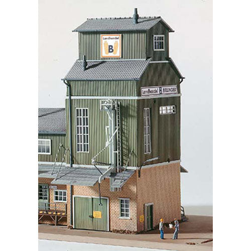 PIKO Billingers Grain Tower Kit HO Gauge 61114