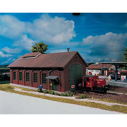 PIKO Hobby Burgstein Locomotive Shed Kit HO Gauge 61823