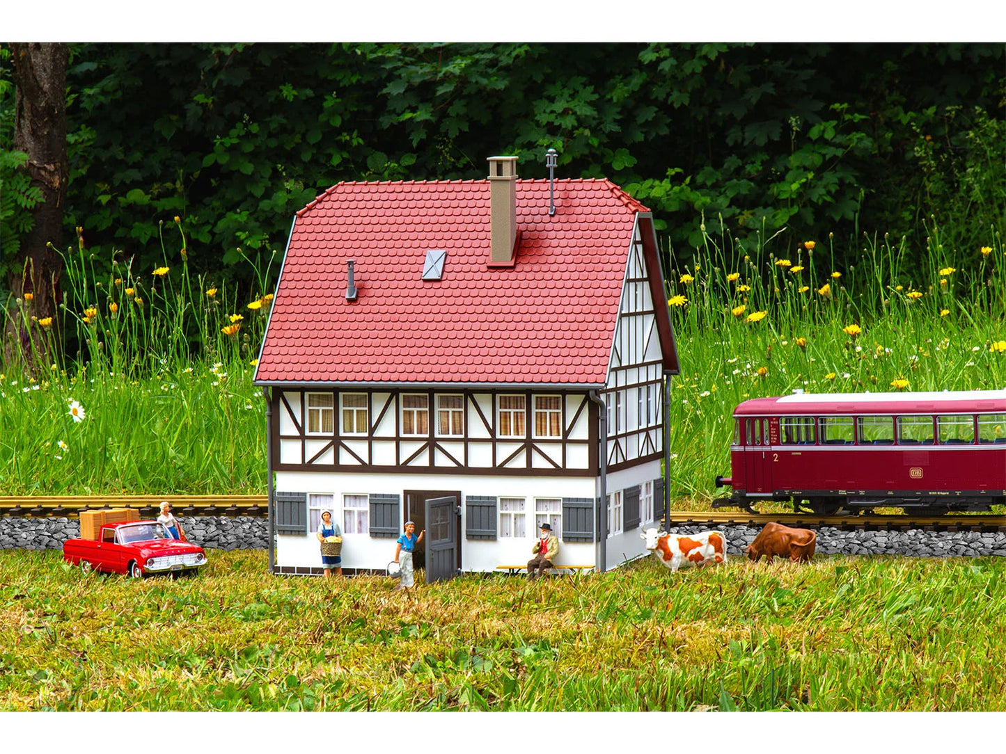 Piko 65002 Half Timbered House Kit G Gauge
