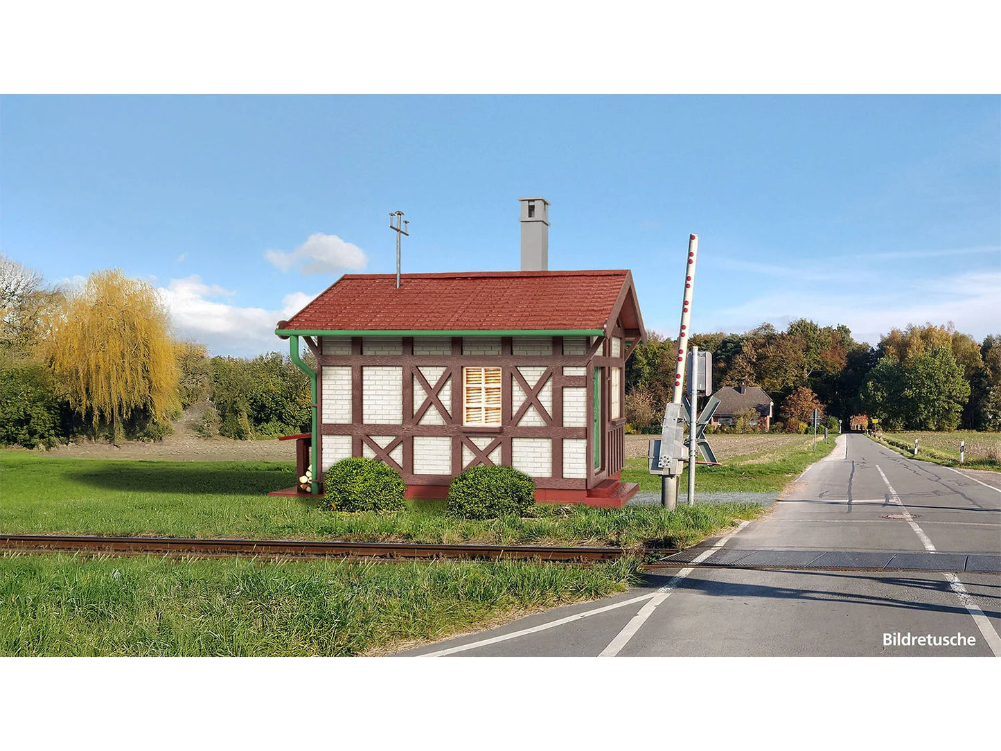 Piko 65007 Signalman's Hut Kit G Gauge