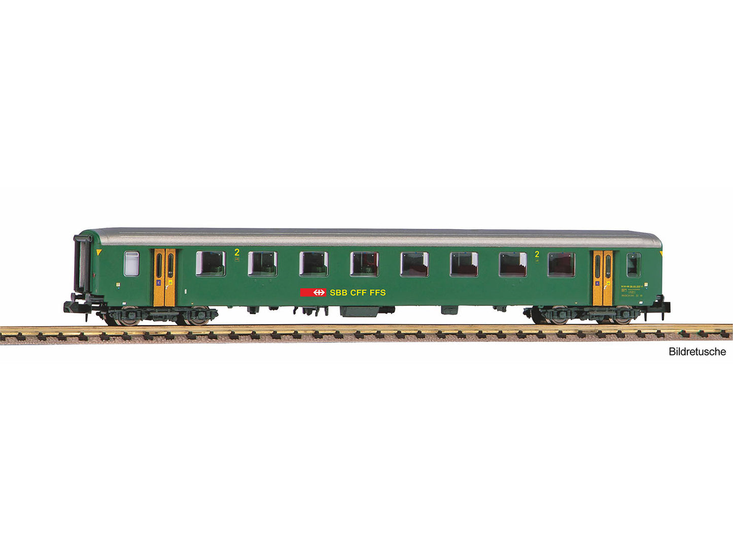 Piko 94379 SBB EW I 2nd Class Coach IV N Gauge