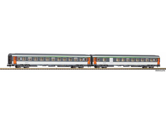 Piko SNCF 2nd Class Corail Baggage Coach Set (2) IV PK94506 N Gauge