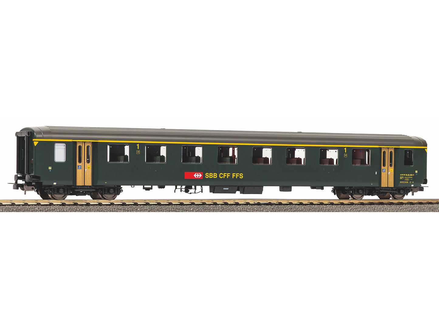 Piko Expert SBB EW I 1st Class Coach V PK96777 HO Gauge